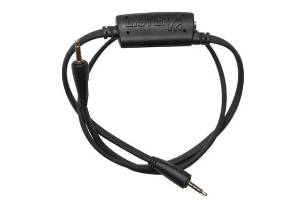 A picture of an Intelligent Ear Phone/Neck Loop Lanyard.