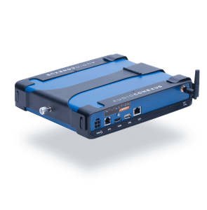 Navilution Next server - blue box with input/output showing