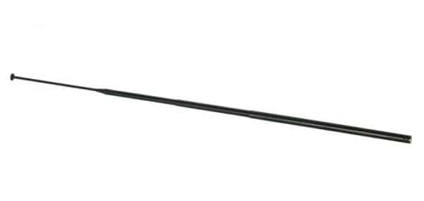 One antenna against a white background